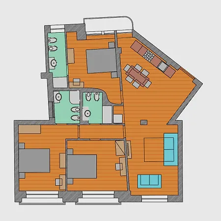 Romebesthome Beccaria - Piazza Del Popolo Apartamento Roma